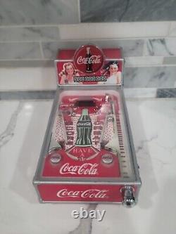 Coca-Cola Pinball Machine Musical Bank Vintage 1998 Collectors! Preowned, Works