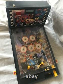 Crash Bandicoot Team Racing CTR Pinball Table in box collectible flipper 1999