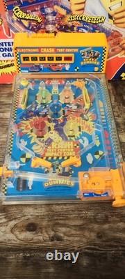 Crash Dummies Pinball Game Vintage 1991 Tyco with Box Missing Rear Legs