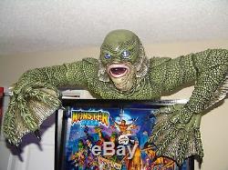 Creature From the Black Lagoon Pinball Machine Topper CHANGING EYE COLOR