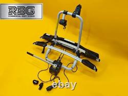 Cycle Carrier 2 Bike Towball Mounted 30kg Car Rear Tow Bar Ball Tilting Rack UK