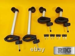 Cycle Carrier 4 Bikes Towball Mounted 60kg Car Rear Tow Bar Ball Tilting Rack UK