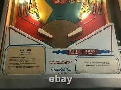 D. Gottlieb & Co. USA Rare Vintage'SKY JUMP' (1974) EM Chime Pinball Machine