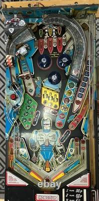 Data East Robocop Pimball Playfield Fully Populated With Complete Wiring Harness