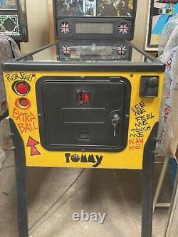 Data East Tommy Pinball Machine Fully Working Collectible Flipper