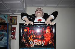 Dracula Pinball Machine Topper with Red Led Eyes