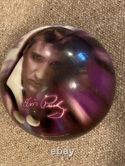 EXTREMELY Rare / UNIQUE Elvis 10 pin bowling ball STUNNING