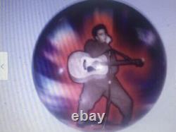 EXTREMELY Rare / UNIQUE Elvis 10 pin bowling ball STUNNING