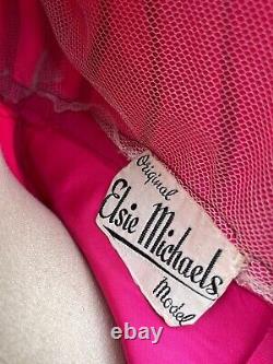 Elsie Michaels Couture Evening Dress Pink Size 8/ 10 Approx