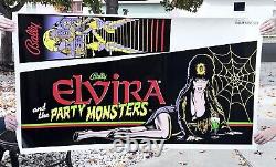 Elvira Party Monsters Scared Stiff Full Size Pinball Decal Set Midway Arcade