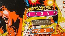 Elvis Presley Original Brunswick Pinball Machine Scoreboard Beautiful