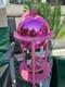 Factory Seconds Glam Globes Disco Ball Bar Cart, Pink Stand/pink Tile