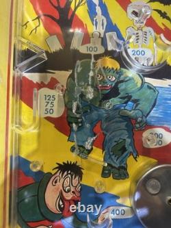 FRIENDLY MONSTER Tabletop Pinball Game Vintage 1960s New In Box. Box Damaged