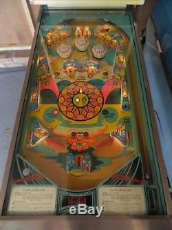 Fabulous Segasa 1973 Williams Travel Time Pinball Machine Arcade Game Freeplay
