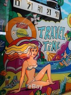 Fabulous Segasa 1973 Williams Travel Time Pinball Machine Arcade Game Freeplay