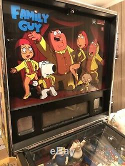 Family Guy Coin Operated Pinball Machine Newly Serviced And Great Condition