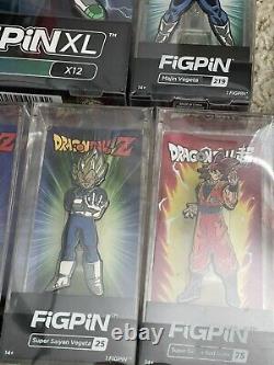 FiGPiN Bundle Dragon Ball Z / Dragon Ball Super Set of 12 Pins XL Goku Broly