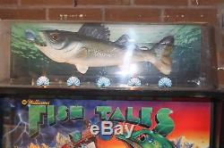 Fish Tales Pin Ball Machine by Williams. Refurbished and Mint Condition