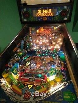 Fish Tales Pinball Machine with LEDs, coin mech and fish topper. Very good cond