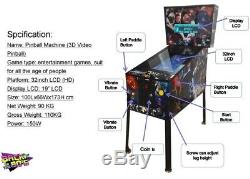 Flipper 3D Virtual Pinball Machine STAR WARS 2 LCD Screens ca. 66 Spiele