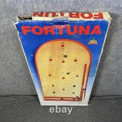 Fortuna Vintage Bagatelle Game Wooden Pinball-Style Retro Arcade