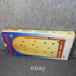 Fortuna Vintage Bagatelle Game Wooden Pinball-Style Retro Arcade