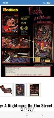 Freddys a nightmare on elm stPinball Machine