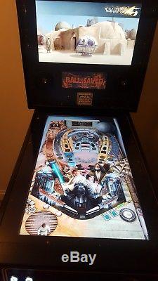 Full size Star War digital pinball machine, 54 games, but expandable to hold more