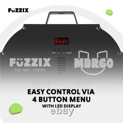 Fuzzix MBR60 LED Mirror Ball Panel Reflector and PS10W Pin Spot Disco Lighting