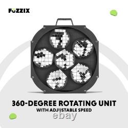 Fuzzix MBR60 LED Mirror Ball Panel Reflector and PS10W Pin Spot Disco Lighting