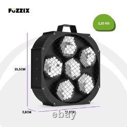 Fuzzix MBR60 LED Mirror Ball Panel Reflector and PS10W Pin Spot Disco Lighting