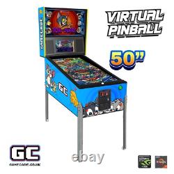 GAMECADE PINCADE 50 4K Full Size 11 VIRTUAL PINBALL MACHINE TABLE