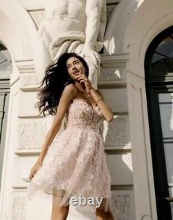 - GIAMBATTISTA VALLI x H&M TULLE DRESS WITH LACE HOLIDAYS UK 8 EUR 36 US 4