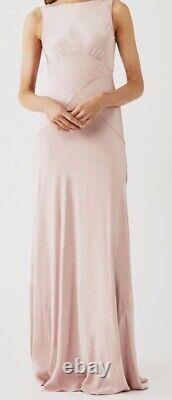 Ghost London Taylor Dress Boudoir Pink Sz M UK 10 Bnwt Rrp £225