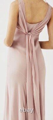 Ghost London Taylor Dress Boudoir Pink Sz M UK 10 Bnwt Rrp £225
