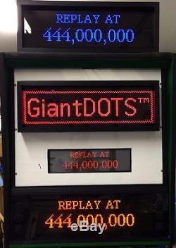 GiantDOTS LED Dot Matrix Display Kit, Virtual Pinball Machine, 128x32 DMD, Orange