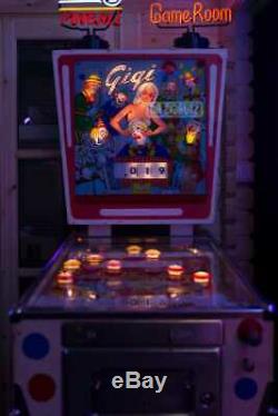 Gigi' Gottlieb Pinball Machine Restored and Refurbished