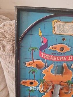 Gotham Treasure Hunt Pinball Bagatelle 1930's Wooden Rare Vintage Game