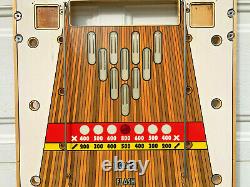 Gottileb Strikes N' Spares Bowling Pinball Machine Game Playfield with Hardware