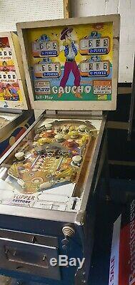 Gottlieb Gaucho 4 Player Pinball FREE DELIVERY ON THIS PINBALL