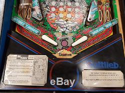 Gottlieb (Premier) Pinball machine BIG HOUSE 1989
