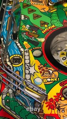 Gottlieb Tee'd Off pinball machine. Topper. Pin2DMD. Invisiglass. Teed off
