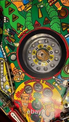 Gottlieb Tee'd Off pinball machine. Topper. Pin2DMD. Invisiglass. Teed off