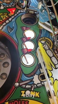 Gottlieb Tee'd Off pinball machine. Topper. Pin2DMD. Invisiglass. Teed off