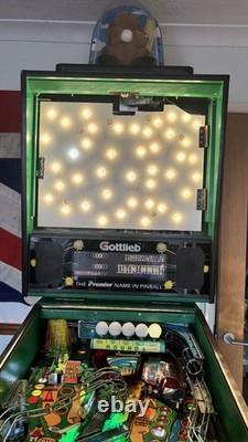 Gottlieb Tee'd Off pinball machine. Topper. Pin2DMD. Invisiglass. Teed off