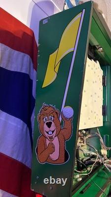 Gottlieb Tee'd Off pinball machine. Topper. Pin2DMD. Invisiglass. Teed off