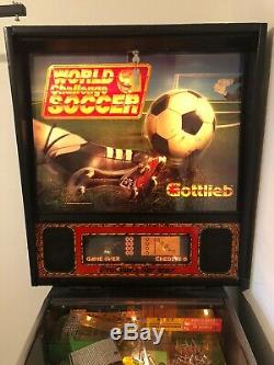 Gottlieb World Challenge Soccer pinball machine