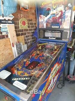 Gottlieb streetfighter 2 pinball machine