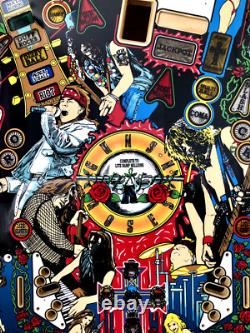 Guns N' Roses Data East Pinball Playfield CPR NEW