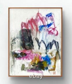 Hand Painted Original Abstract Acrylic 11x14 Canvas Painting, Holly Hammond